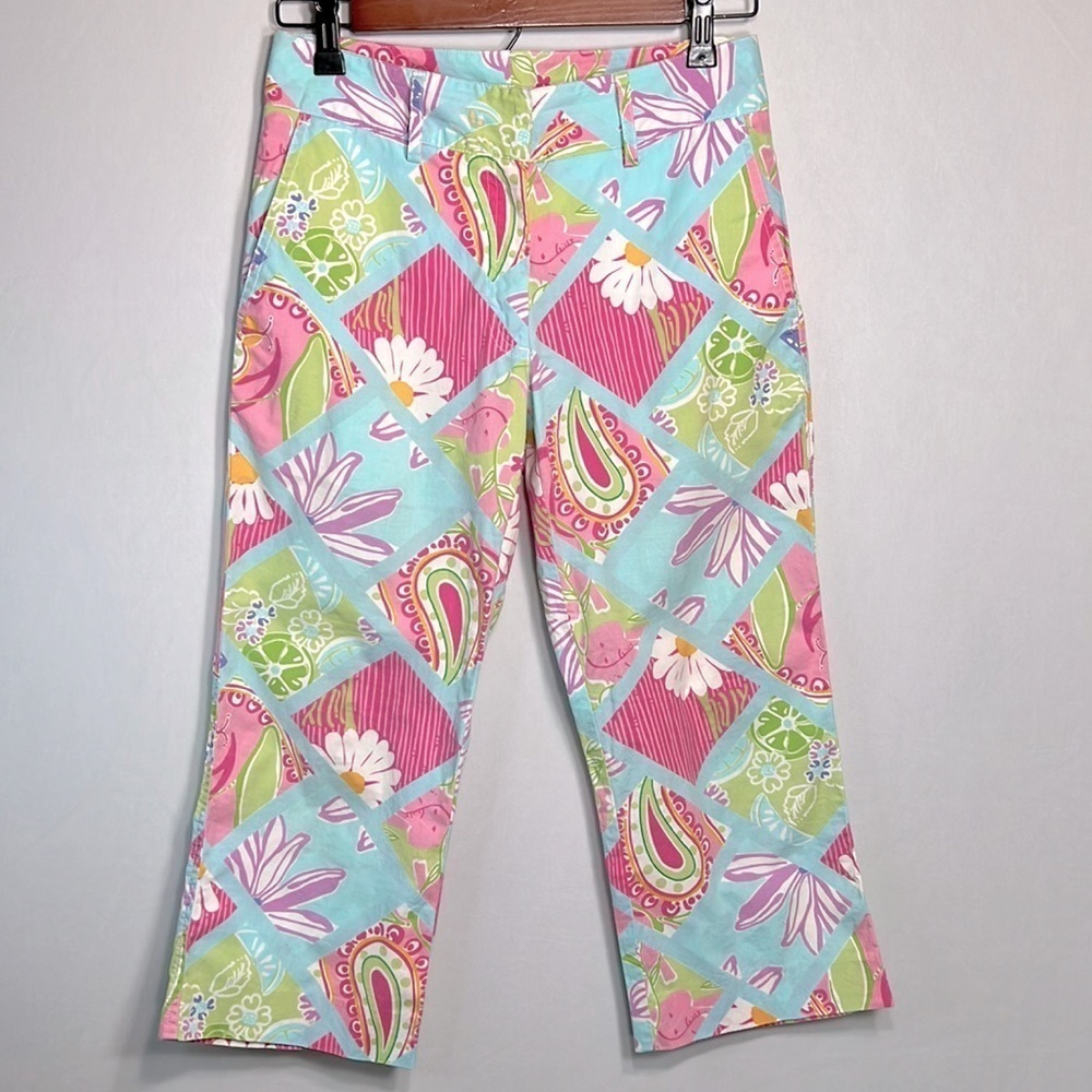 Lilly Pulitzer Adios Patch Girl's Pant size 0